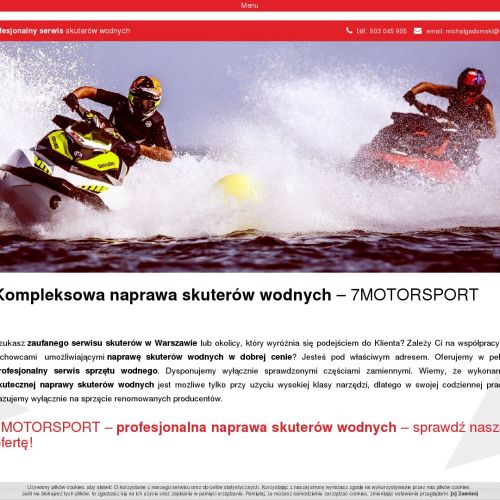 Serwis skuterów wodnych yamaha w Poznaniu