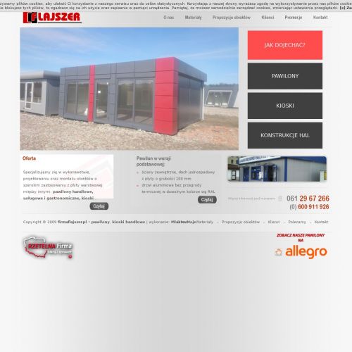 Oborniki - producent pawilonów handlowych