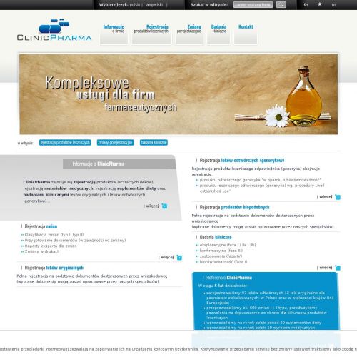 Opracowanie dossier produktów leczniczych - Warszawa