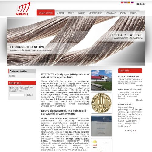 Łódź - druty cienkie