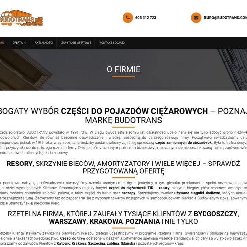 Katowice - części do ciężarówek śląsk