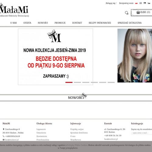 Stylowa odzież dziewczęca