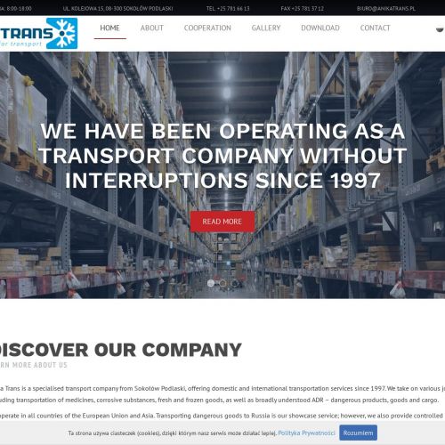 Przewóz adr rosja w Sokołowie Podlaskim