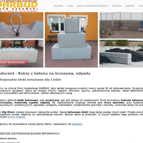 Boksy na kruszywa - Wrocław