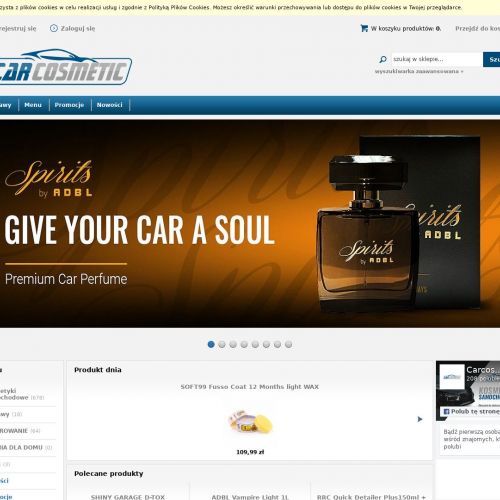 Produkty do kosmetyki samochodowej