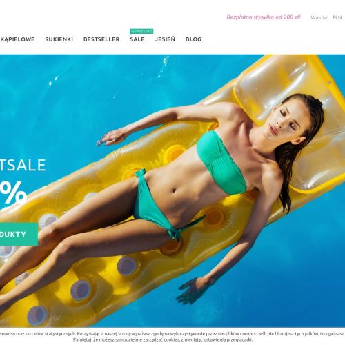 Kostium kąpielowy push up - Poznań