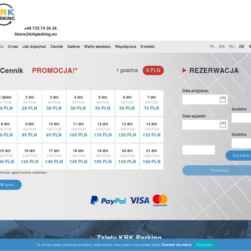 Parking balice rezerwacja - Kraków