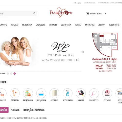 Akcesoria kosmetyczne sklep w Lublinie