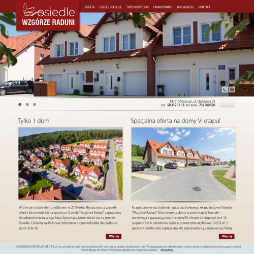 Domy w stanie deweloperskim Sopot