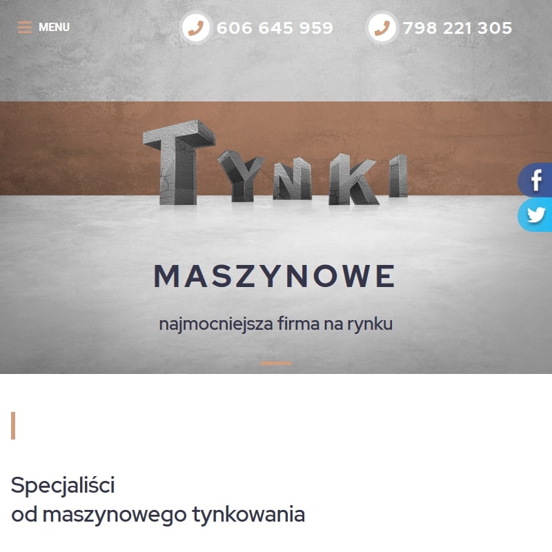 Tynki maszynowe opoczno cena - łowicz