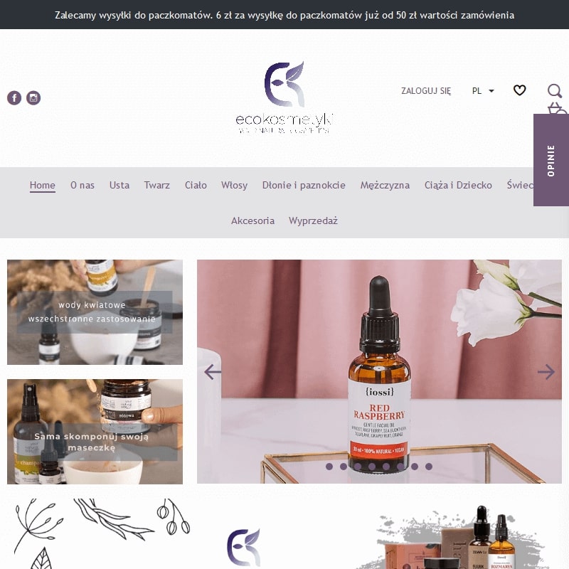 Ekologiczna maska intensywnie nawilżająca do twarzy - Lublin