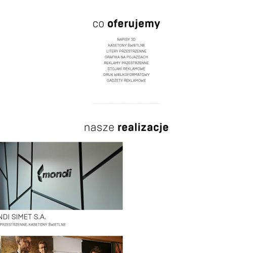 Litery przestrzenne w Gostyniu