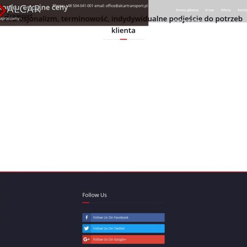 Jednorazowy przewóz ładunków