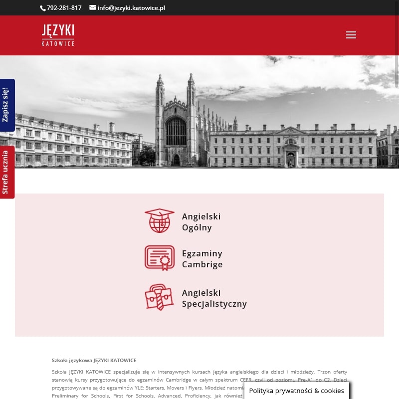 Katowice - nauczyciel języka angielskiego