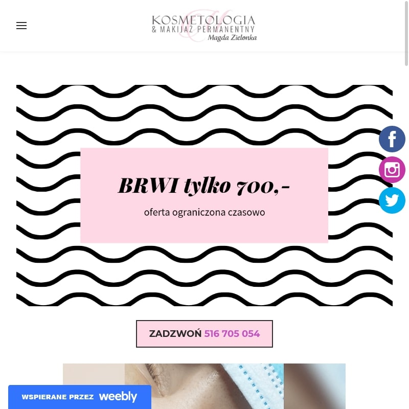 Zagęszczanie brwi Warszawa