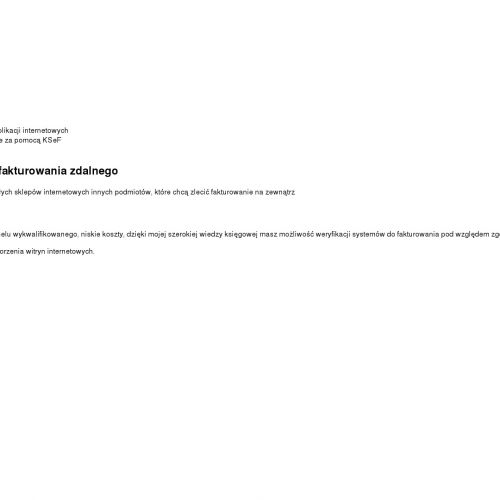 Biuro podatkowe w Brzesku