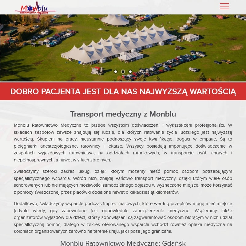 Gdynia - zabezpieczenie medyczne imprezy niemasowej