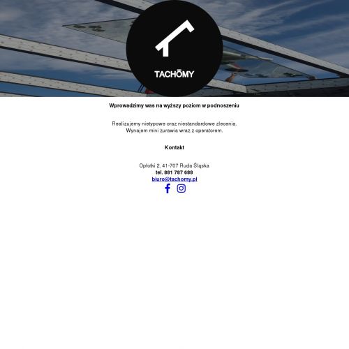 Mini żurawie wynajem