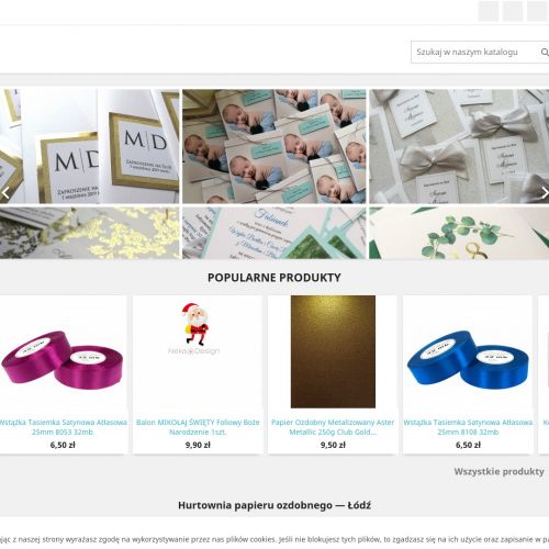 Papiery metalizowane w Łodzi