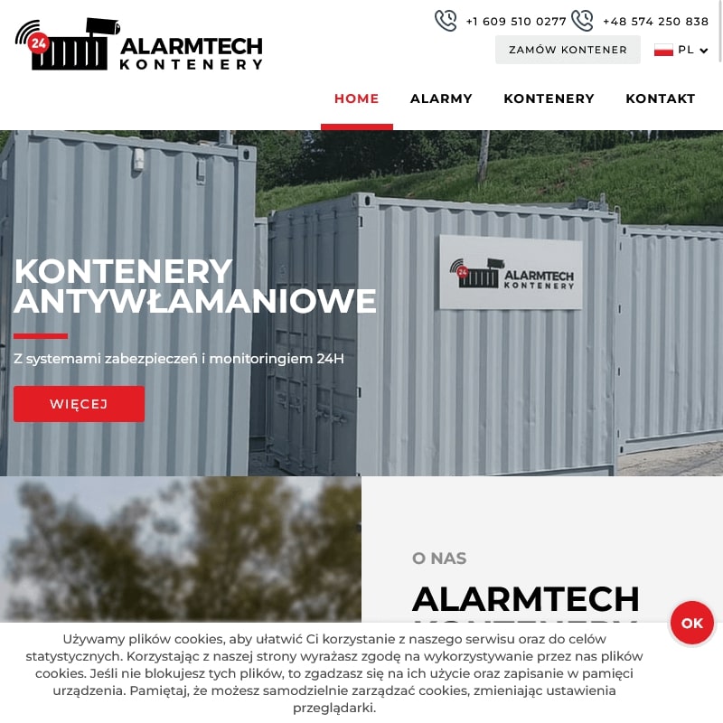 Poznań - monitoring kontenera