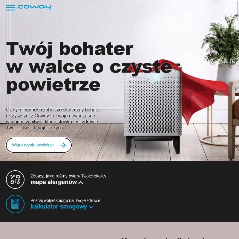 Oczyszczacz powietrza coway classic