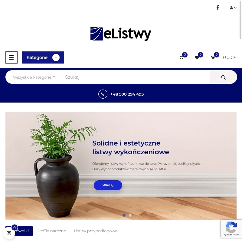 Listwy przypodłogowe do terakoty