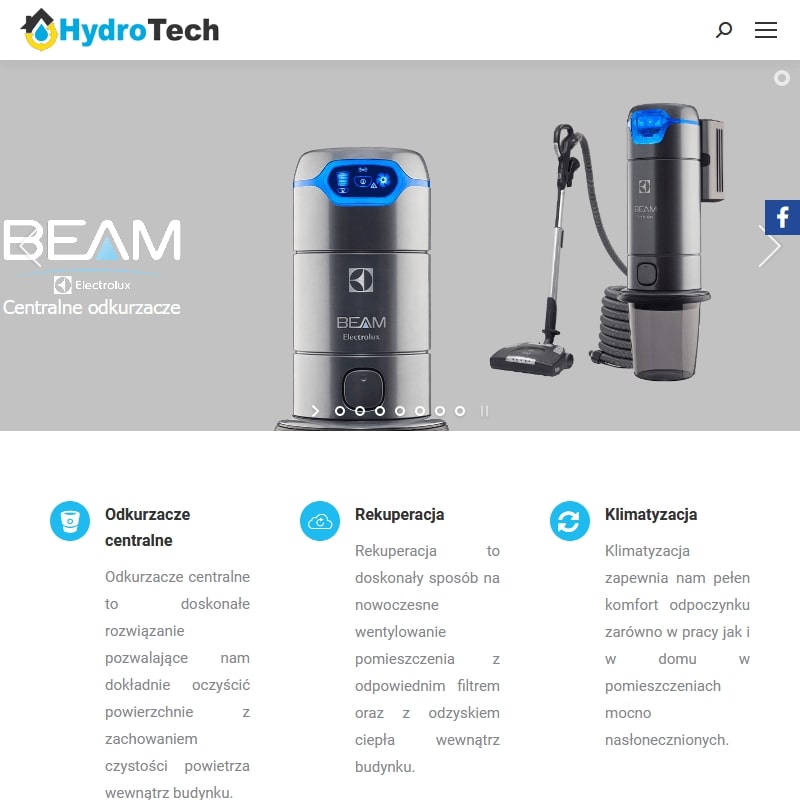 Beam odkurzacze centralne