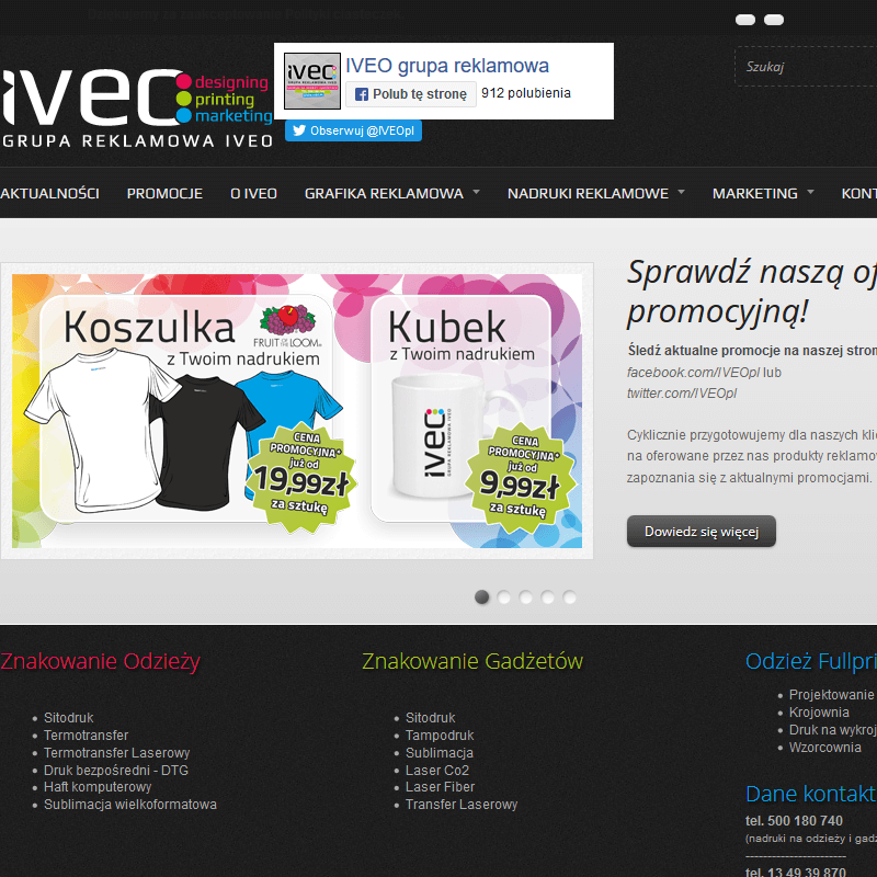 Hurtownia odzieży reklamowej w Jaśle