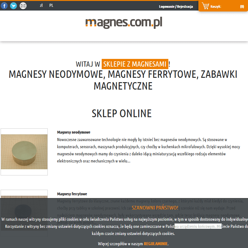 Łódź - magnesy do przemysłu