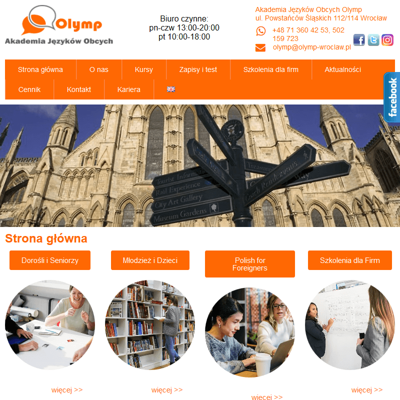 Kursy wakacyjne Wrocław