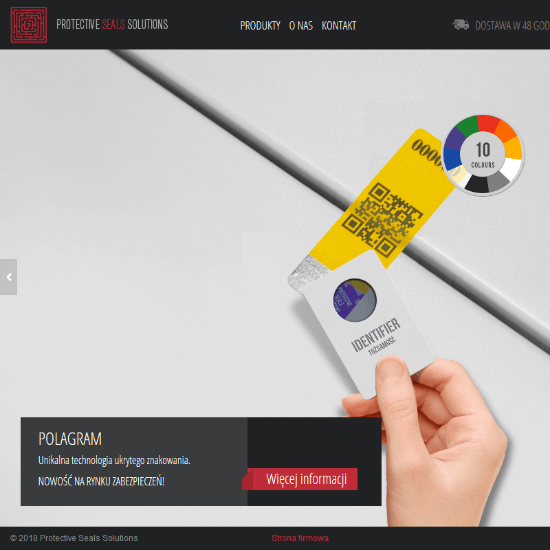 Plomby naklejkowe producent - Gdańsk