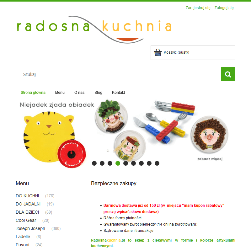 Akcesoria kuchenne biedronka