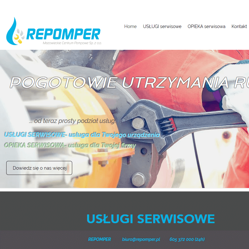 Warszawa - osiowanie pomp