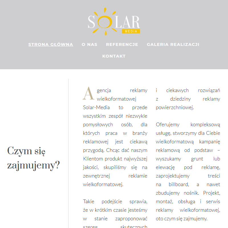 Kompleksowa obsługa tablic reklamowych