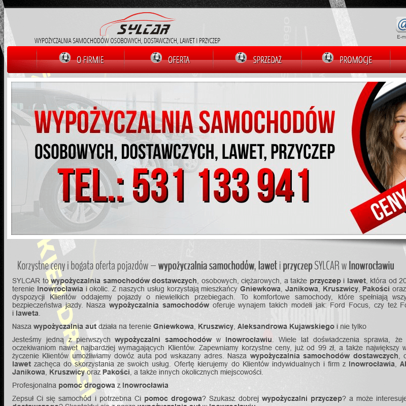 Wypożyczalnia samochodów Janikowo