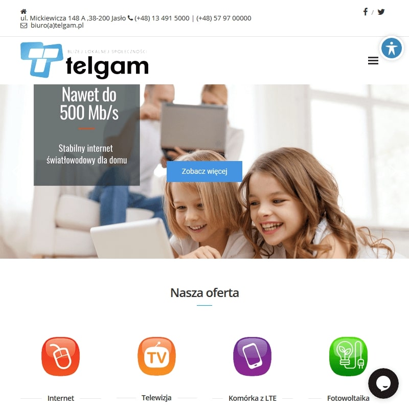 Internet światłowodowy dla firm Jasło